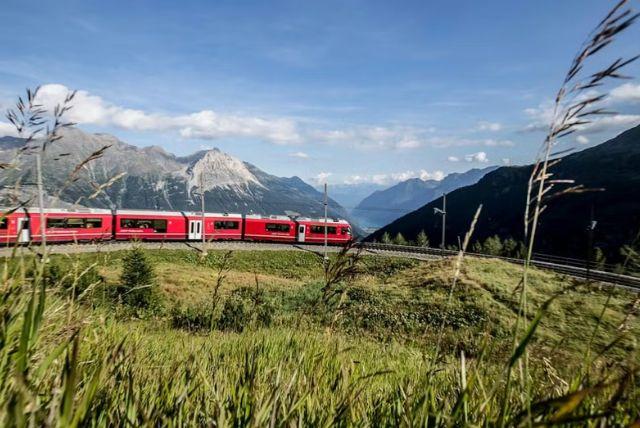 ההבדלים בין קווי Bernina Express השונים לפי עונה ולפי יעד credit to tiqets.com