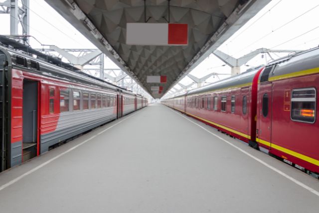 תחנת Campascio – עיירה קטנה עם נוף אל ההרים.